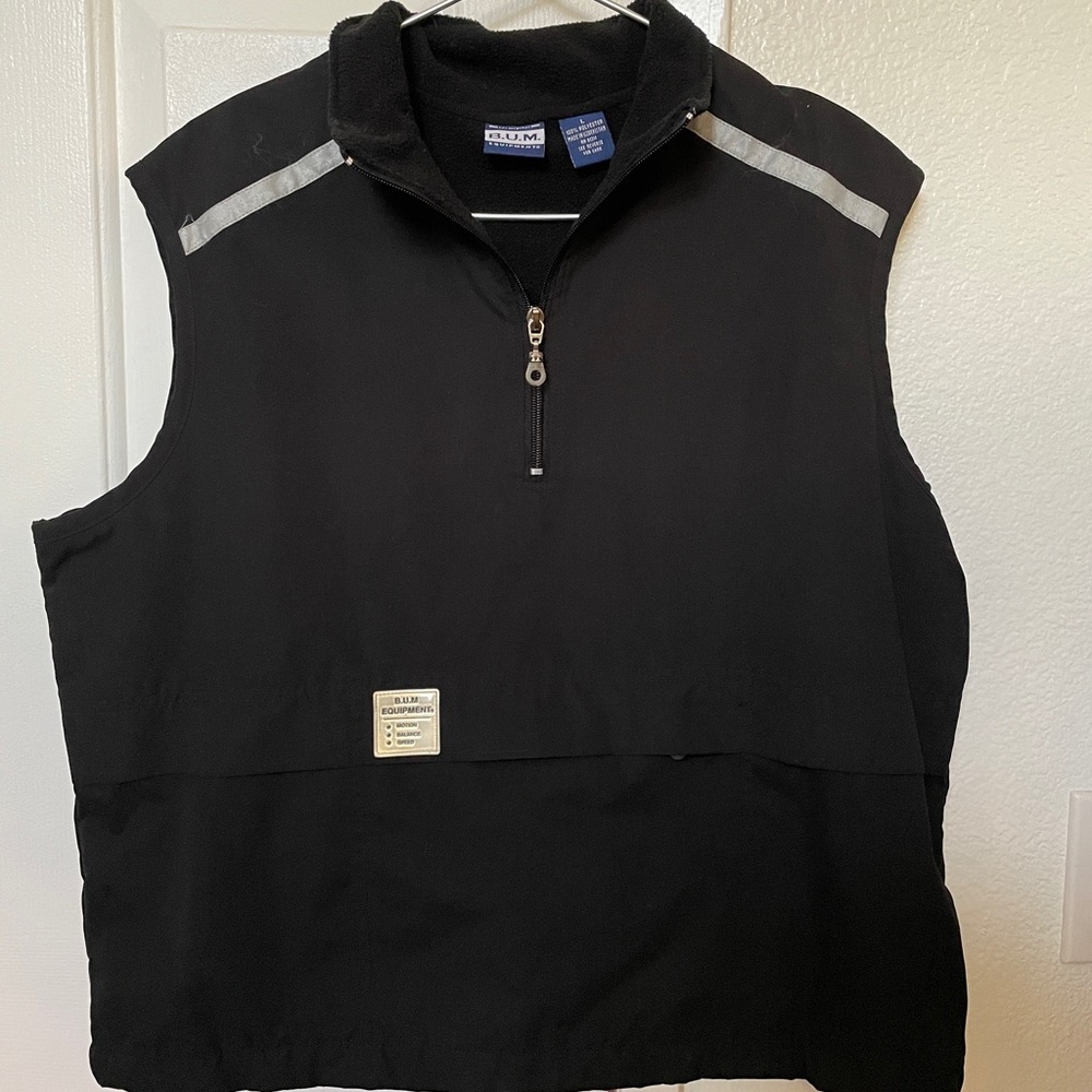 Vintage BUM Equipment Sweater Vest Quarter Zip
